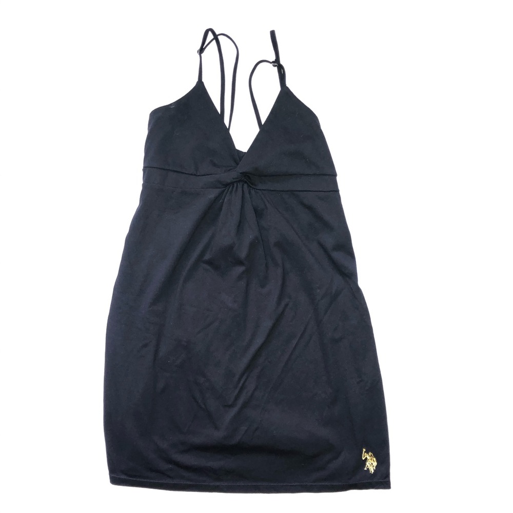 U.S. Polo Assn Knot Front Sleeveless Dress Medium